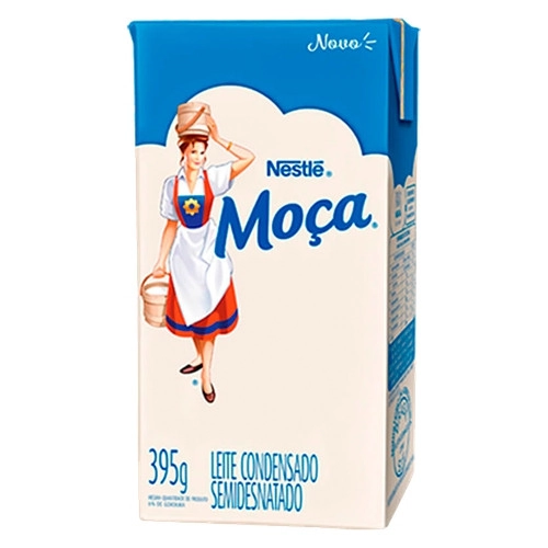 Leite Condensado Semidesnatado Moça Caixa 395g Preço Especial