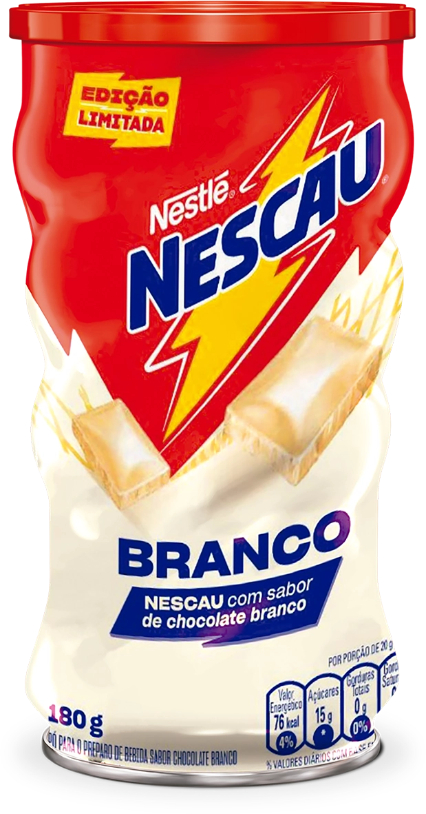 Achocolatado Pó Chocolate Branco Nescau Lata 180g