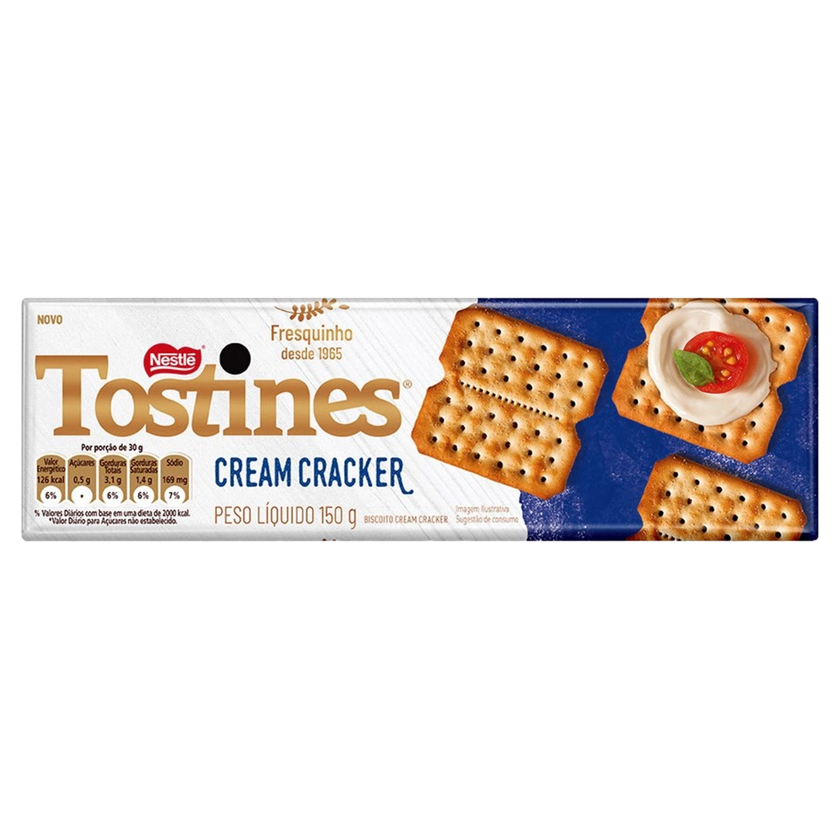 Biscoito Cream Cracker Tostines Pacote 150g