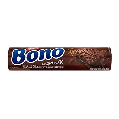 Biscoito Recheio Chocolate Bono Pacote 90g