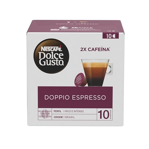 Café Em Cápsula Torrado E Moído Doppio Espresso Nescafé Dolce Gusto Caixa 80g 10 Unidades