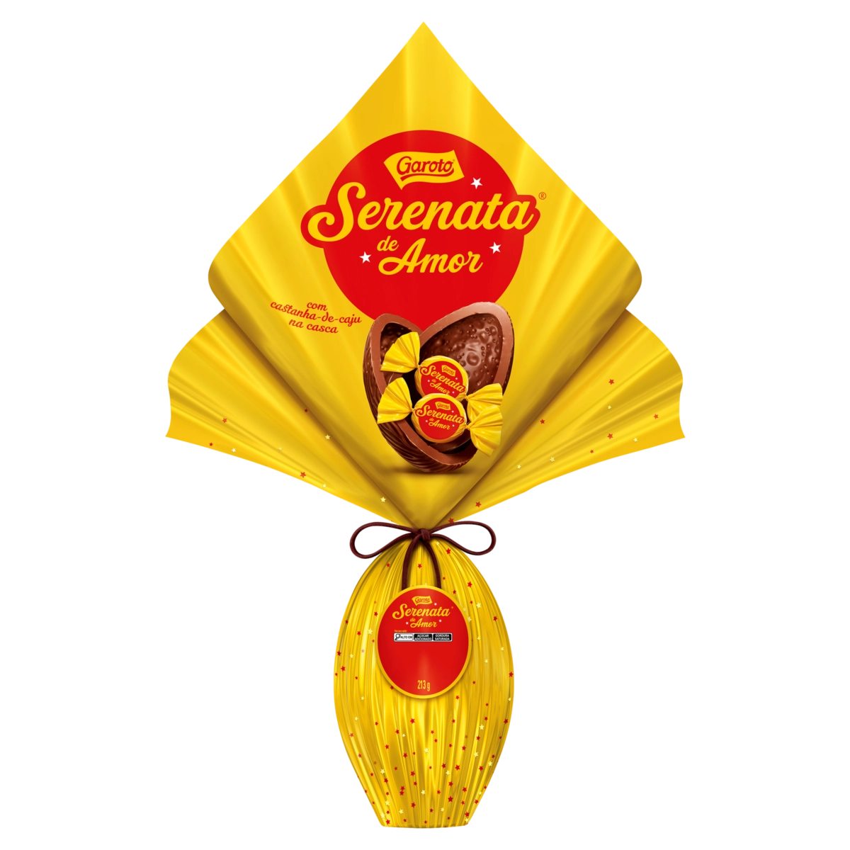 Ovo De Páscoa Ao Leite Serenata De Amor Garoto 217,7g