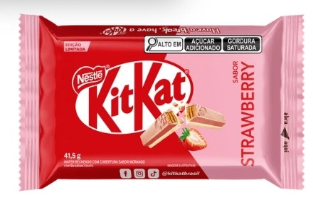 Choc Nestle Kit Kat Morango Barra 41,5g