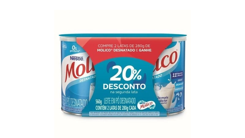 Pk Leite Po Desn Molico Lt 280g C 2 20 Des 2 Un