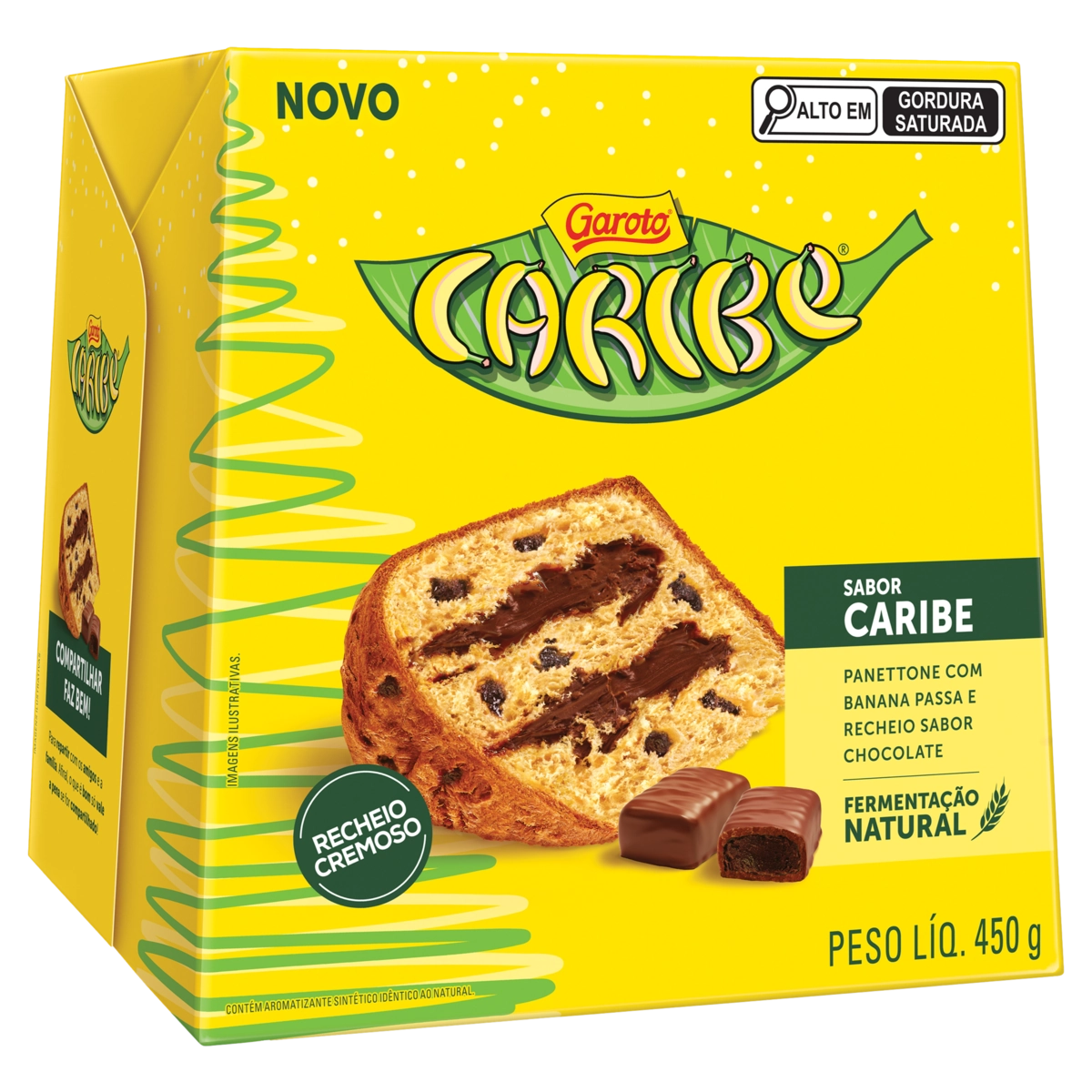 Panettone Garoto Caribe 450g
