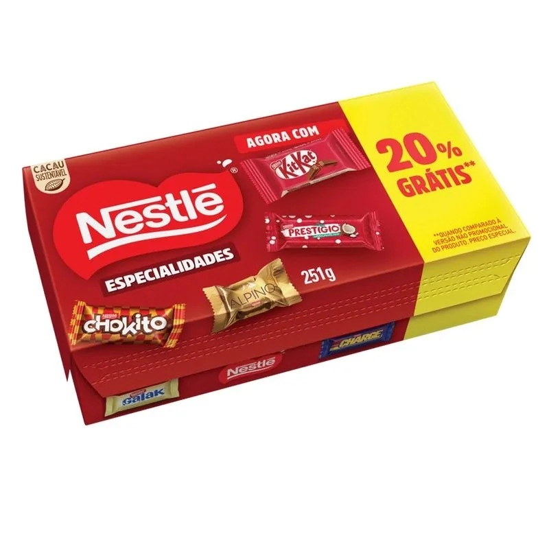 Bombom Especialidade Nestle 251g Pr20 Dsc Br