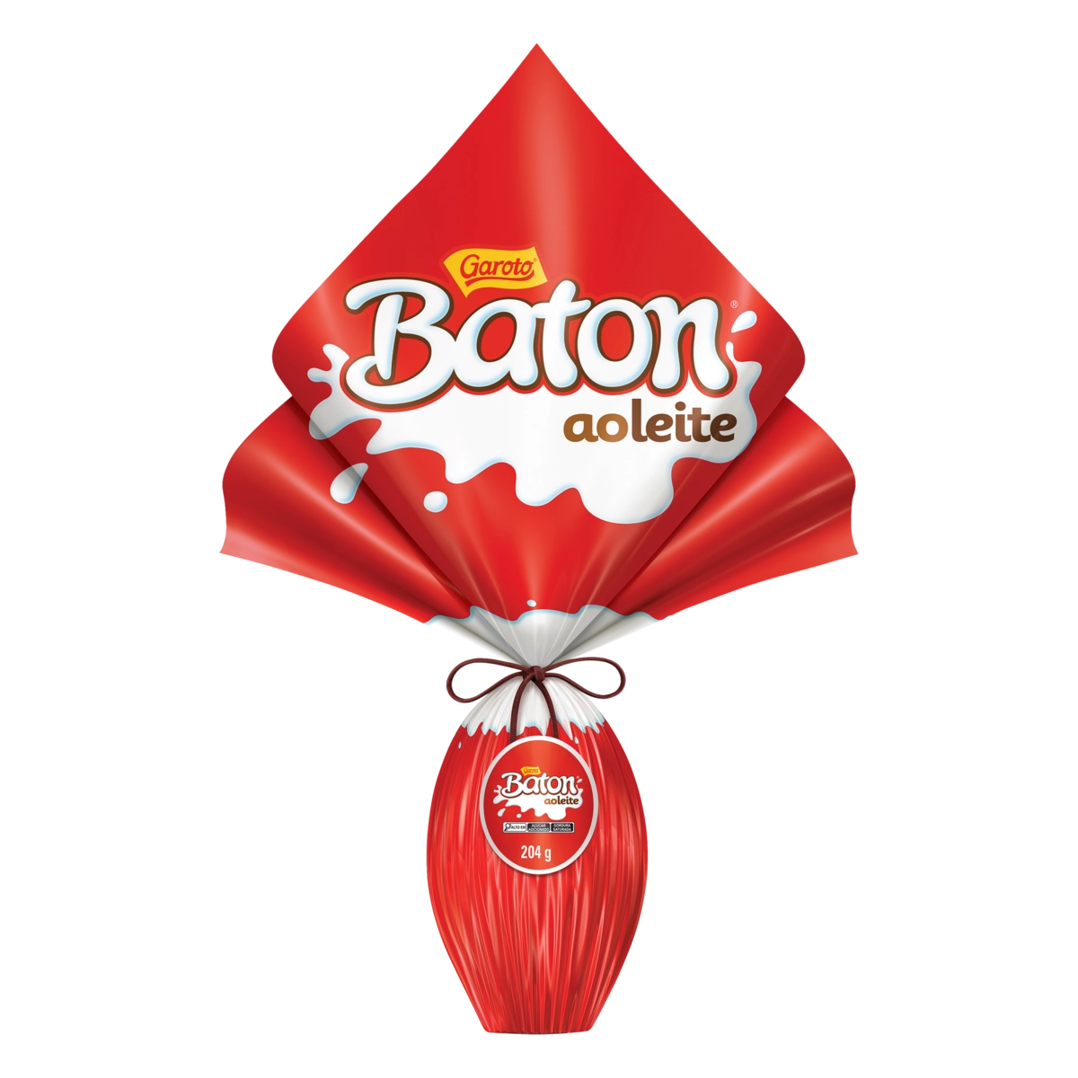 Ovo De Páscoa Ao Leite Baton Garoto 204g