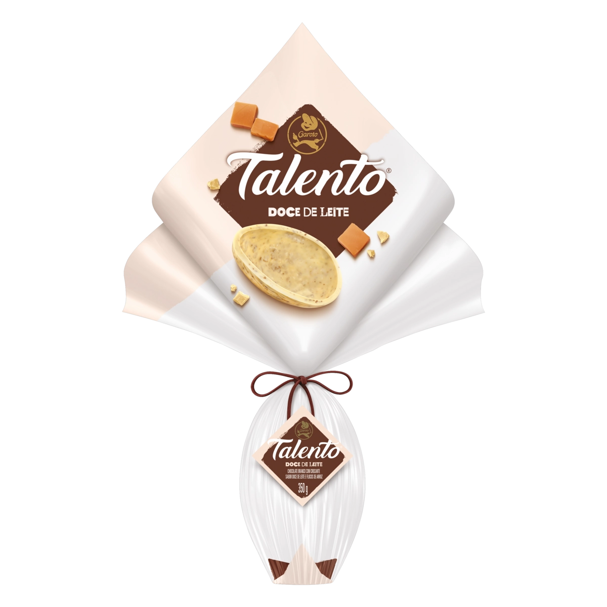 Ovo De Páscoa Talento Doce De Leite Garoto 350g