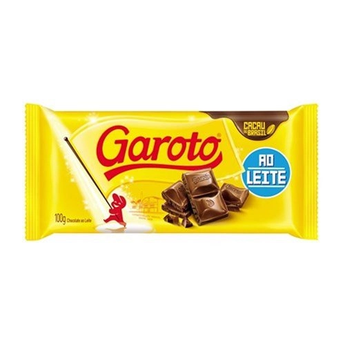 Chocolate Ao Leite Garoto Pacote 100g