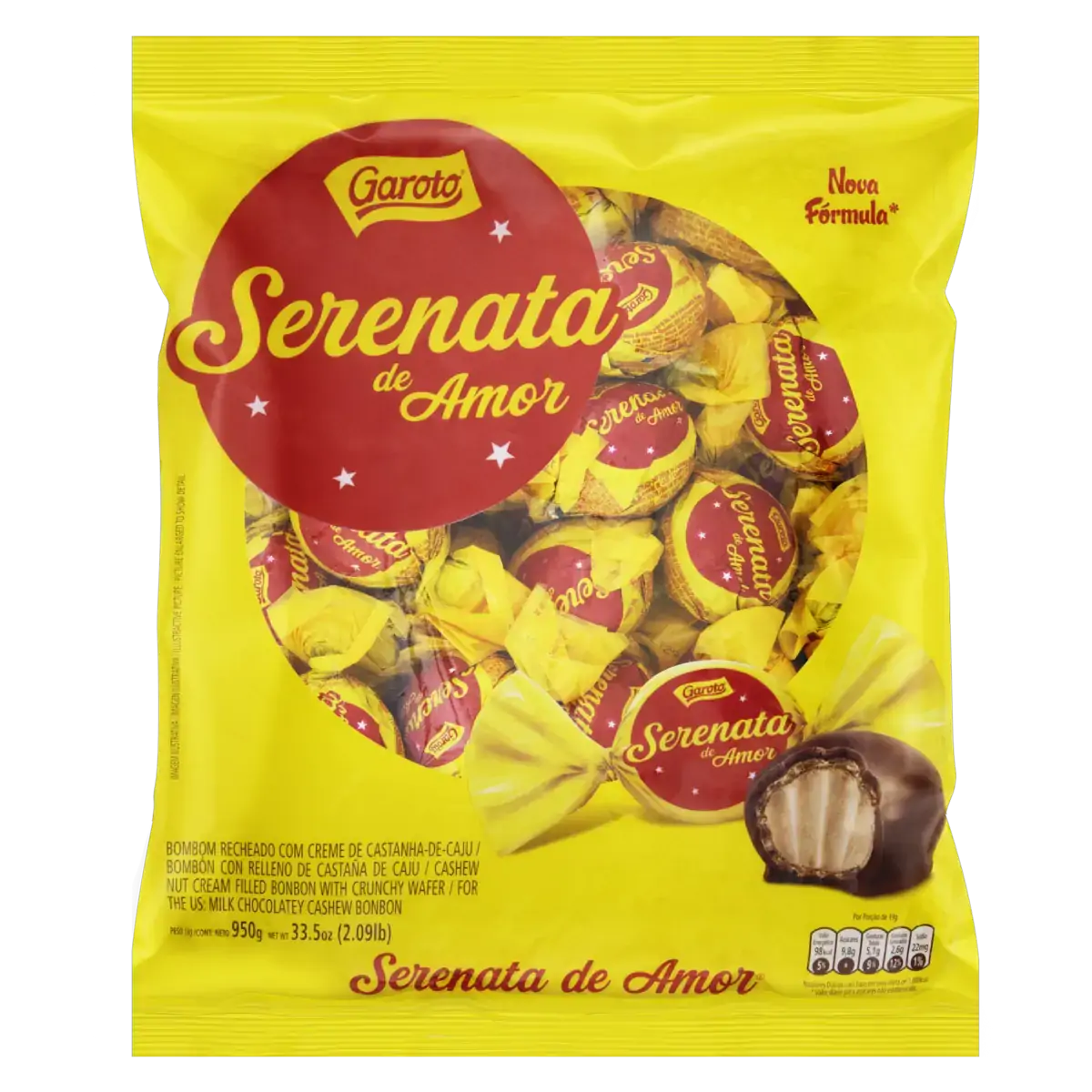 Bombom Garoto Serenata De Amor Pacote 19g