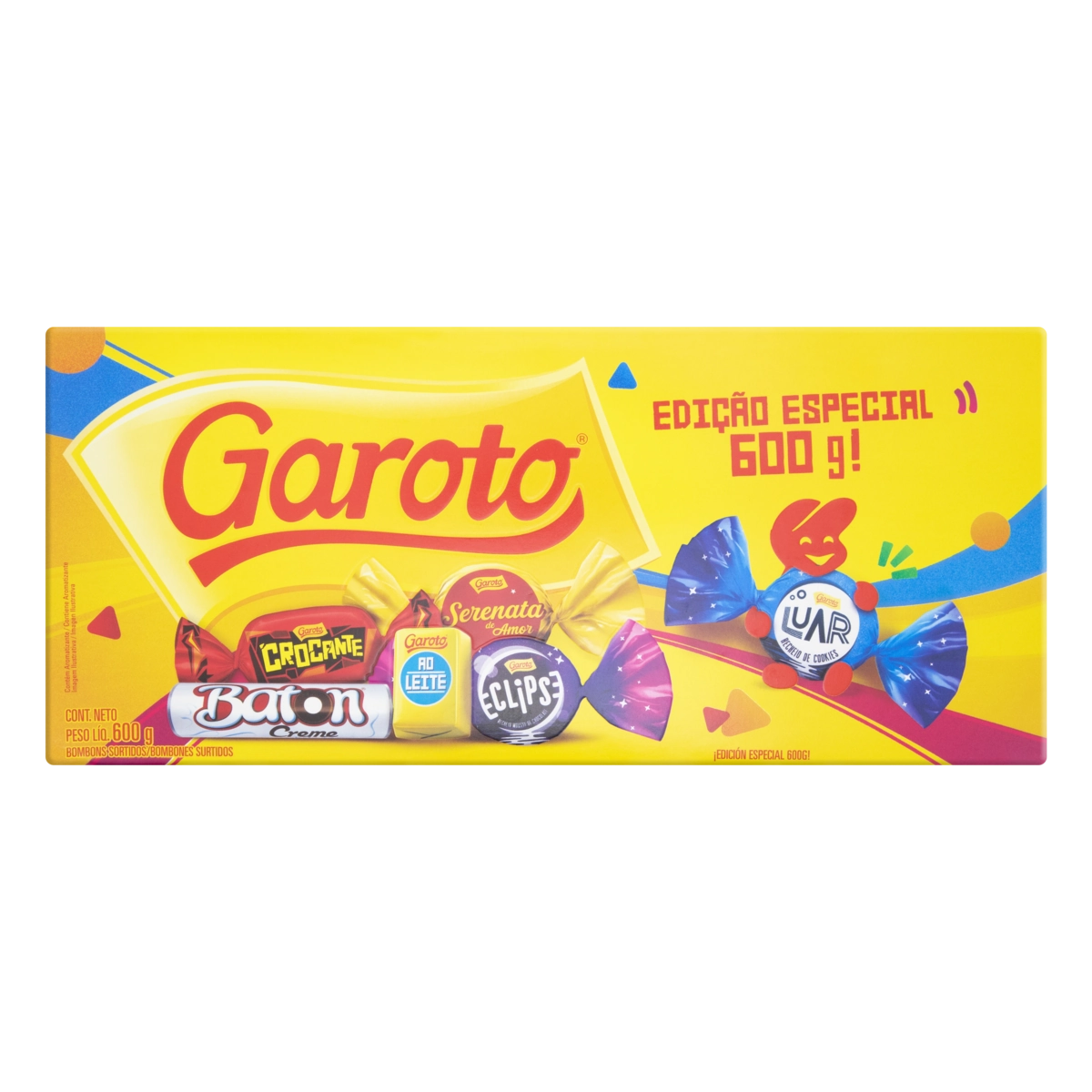 Bombom Sortido Garoto Caixa 600g