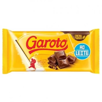 Chocolate Ao Leite Garoto Pacote 90g