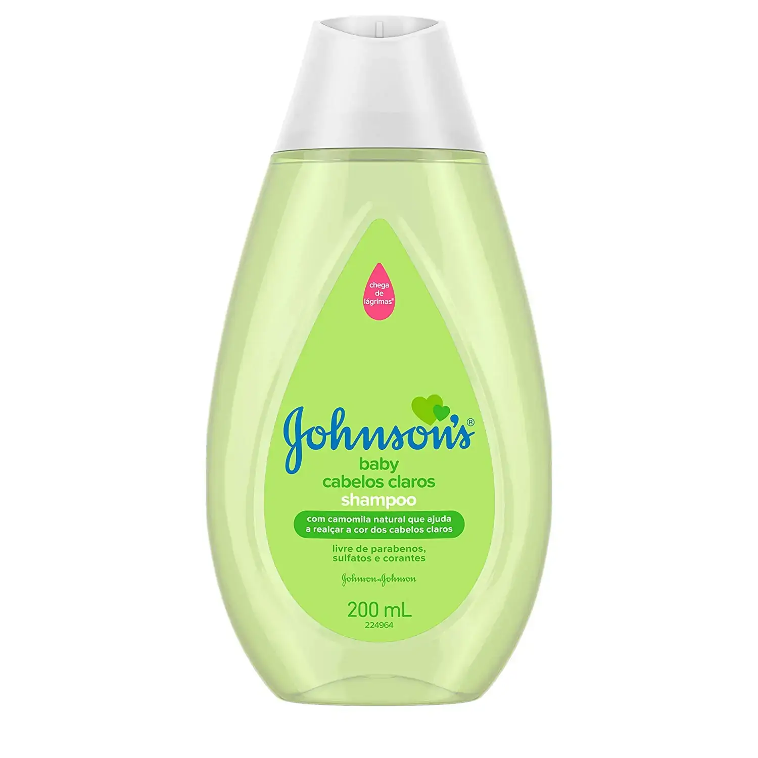 Shampoo Camomila Natural Johnsons Baby Frasco 200ml