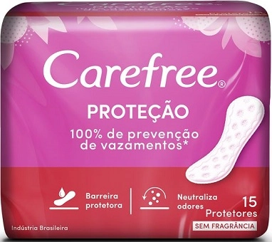 Carefree Neutralize Sem Perfume Sem Abas 15 Unidades