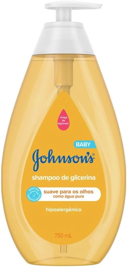 Shampoo De Glicerina Johnsons Baby Frasco 750ml