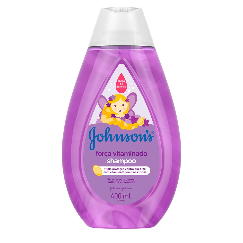 Shampoo Infantil Johnsons Força Vitaminada Frasco 400ml