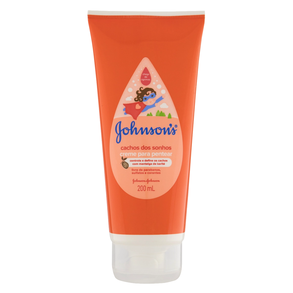Creme Para Pentear Johnsons Kids Cachos Dos Sonhos Bisnaga 200ml