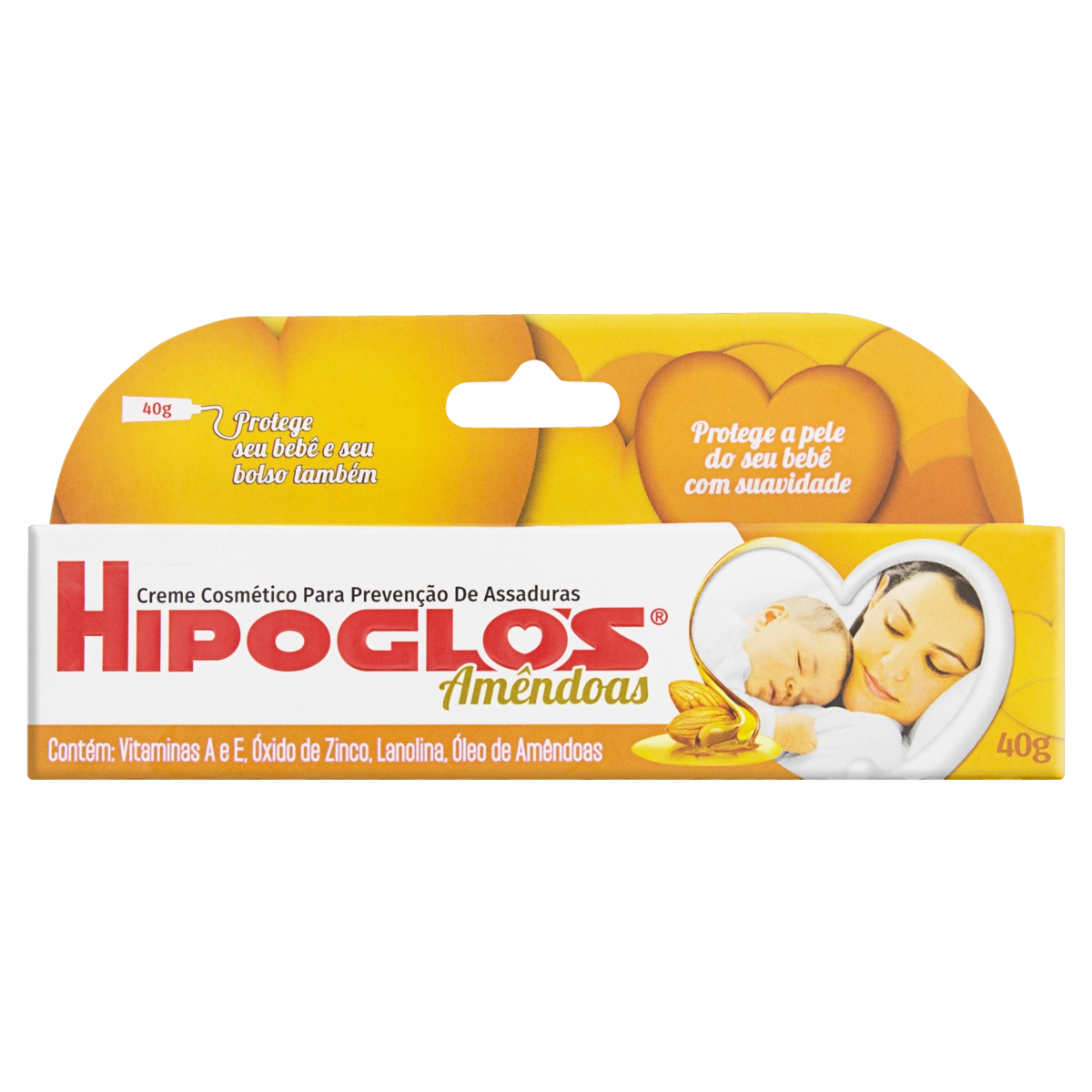 Creme Preventivo De Assaduras Amêndoas Hipoglós Caixa 40g