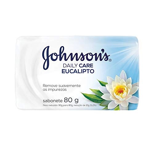 Sabonete Barra Eucalipto Johnsons Daily Care Envoltório 80g