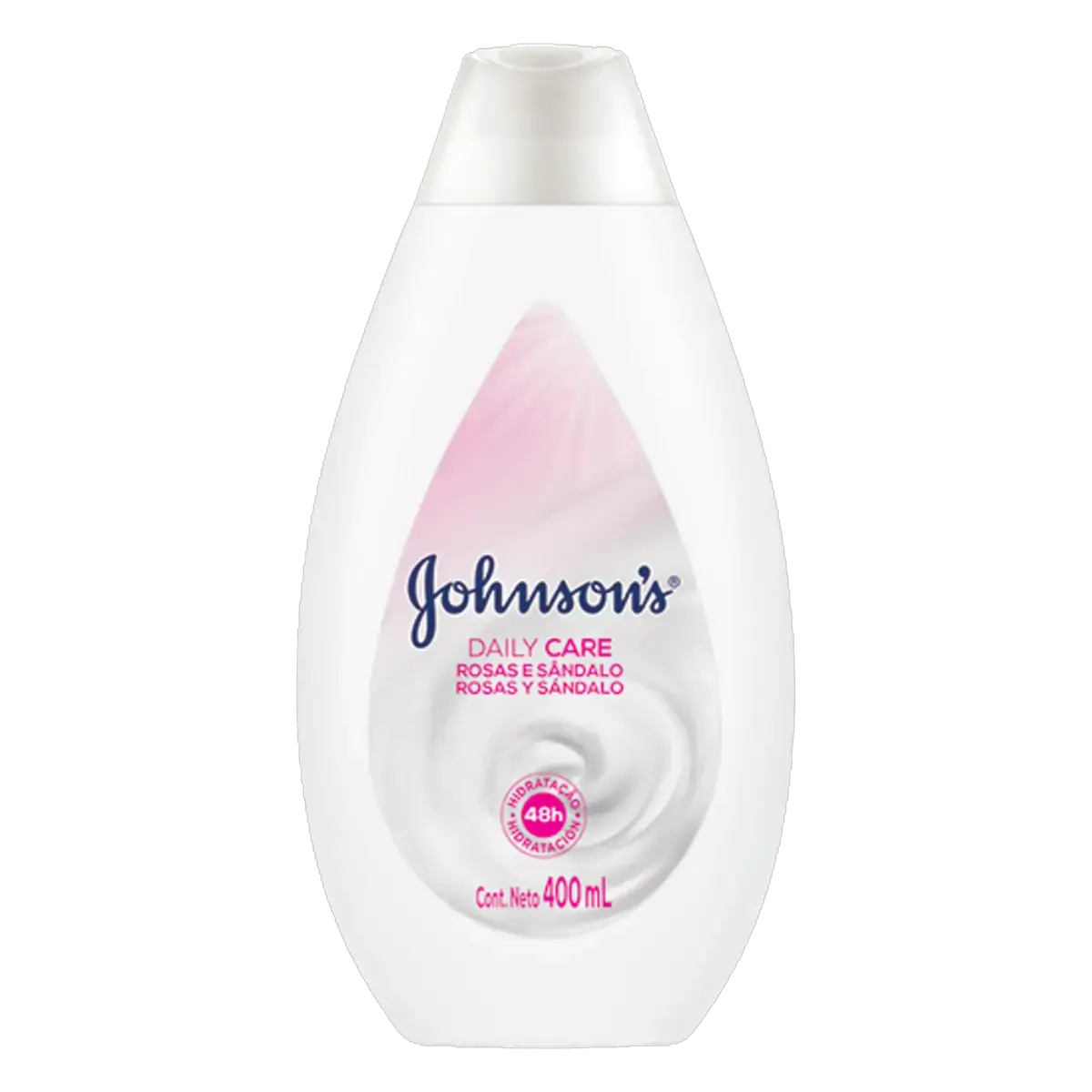 Loção Deo Hidratante Rosas E Sândalo Johnsons Daily Care Frasco 400ml
