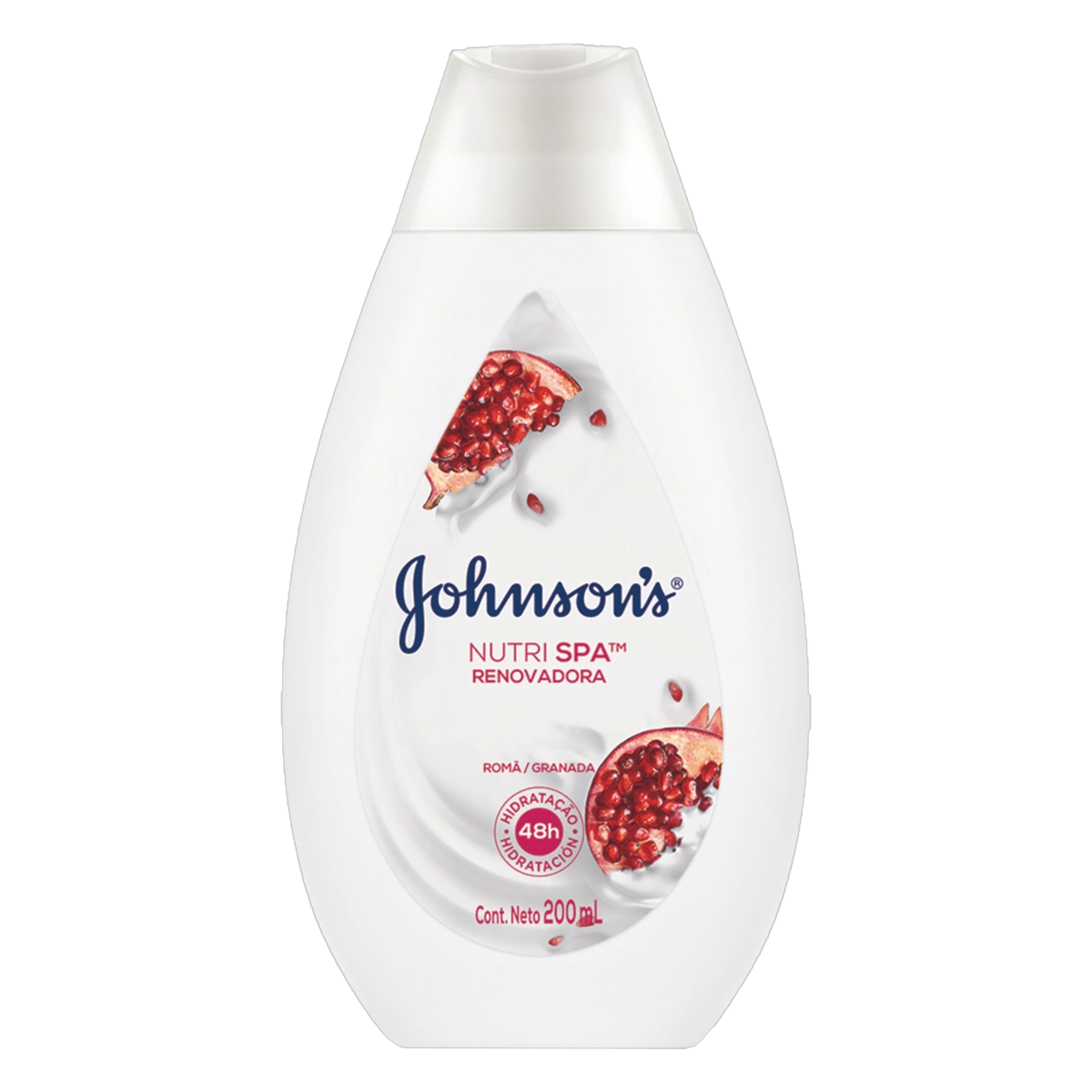 Loção Deo Hidratante Renovadora Romã Johnsons Nutri Spa Frasco 200ml