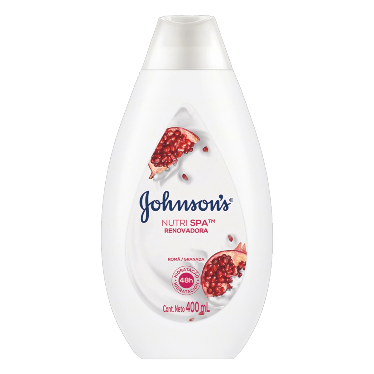 Loção Deo Hidratante Renovadora Romã Johnsons Nutri Spa Frasco 400ml