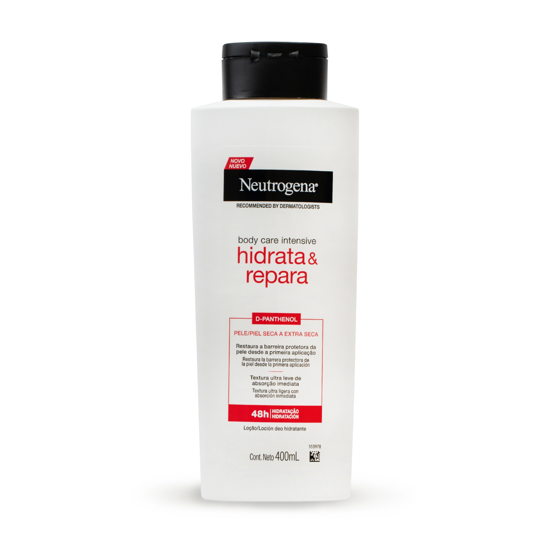 Loção Hidrata Repara Neutrogena Body Care Intensive Frasco 400ml