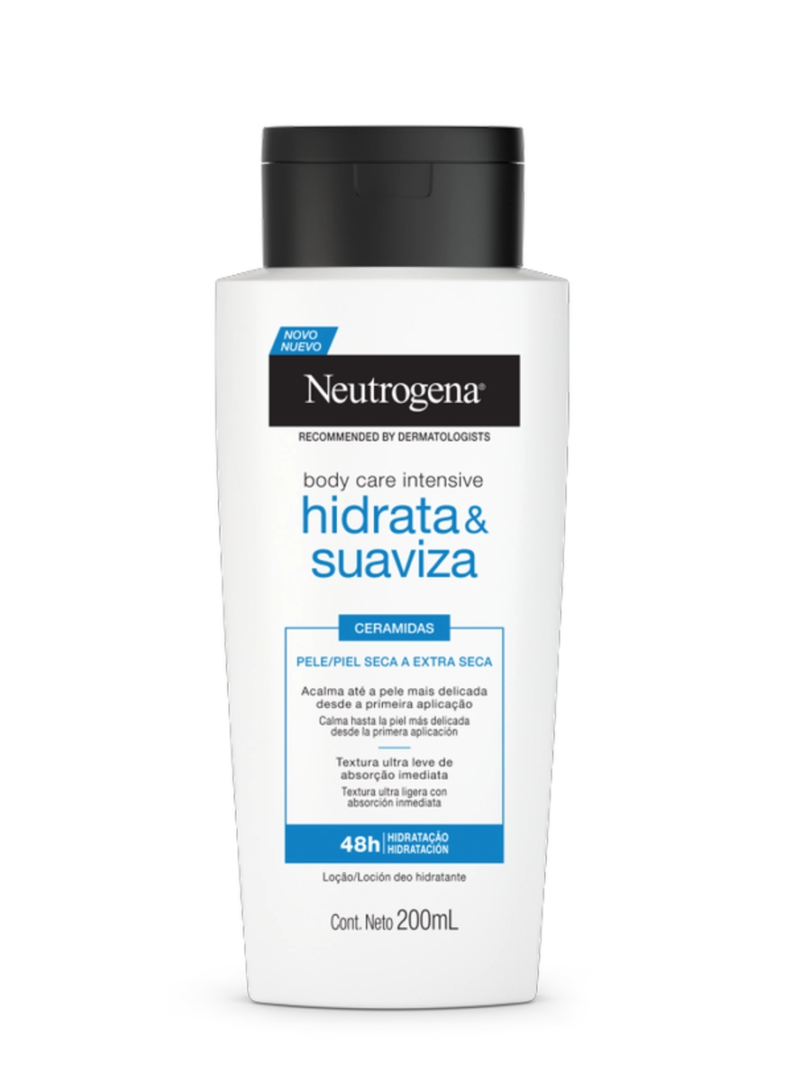 Loção Hidrata Suaviza Neutrogena Body Care Intensive Frasco 200ml