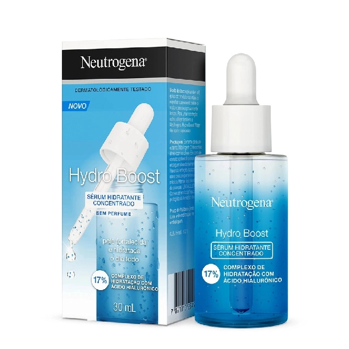 Sérum Hidratante Concentrado Facial Neutrogena Hydro Boost Frasco 30ml