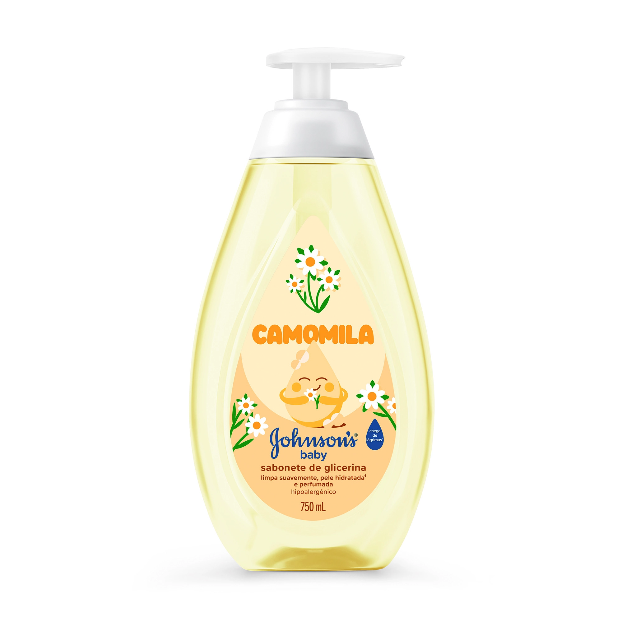 Sabonete Líquido De Glicerina Camomila Johnsons® Baby 750ml
