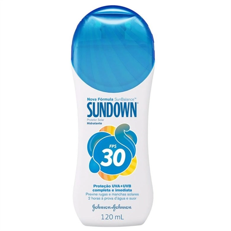 Protetor Solar Fps 30 Sundown Praia E Piscina Frasco 120ml