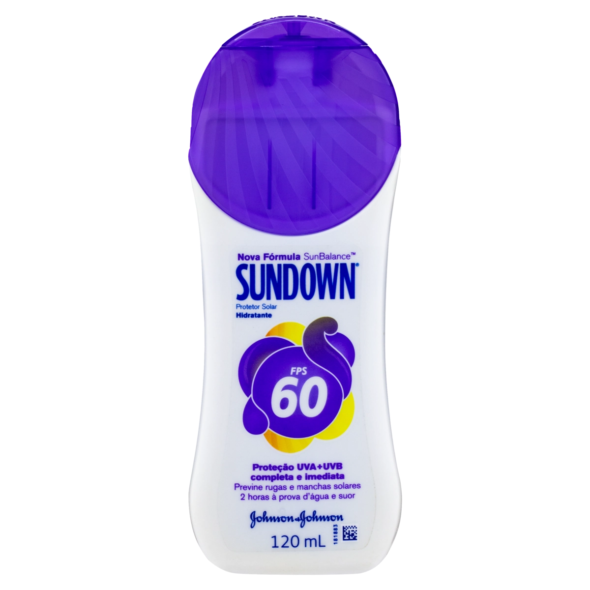 Protetor Solar Hidratante Fps 60 Sundown Frasco 120ml