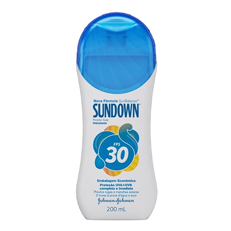 Protetor Solar Fps 30 Sundown Praia E Piscina Frasco 200ml