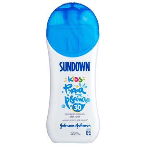 Protetor Solar Infantil Fps 30 Sundown Praia E Piscina Kids Frasco 120ml