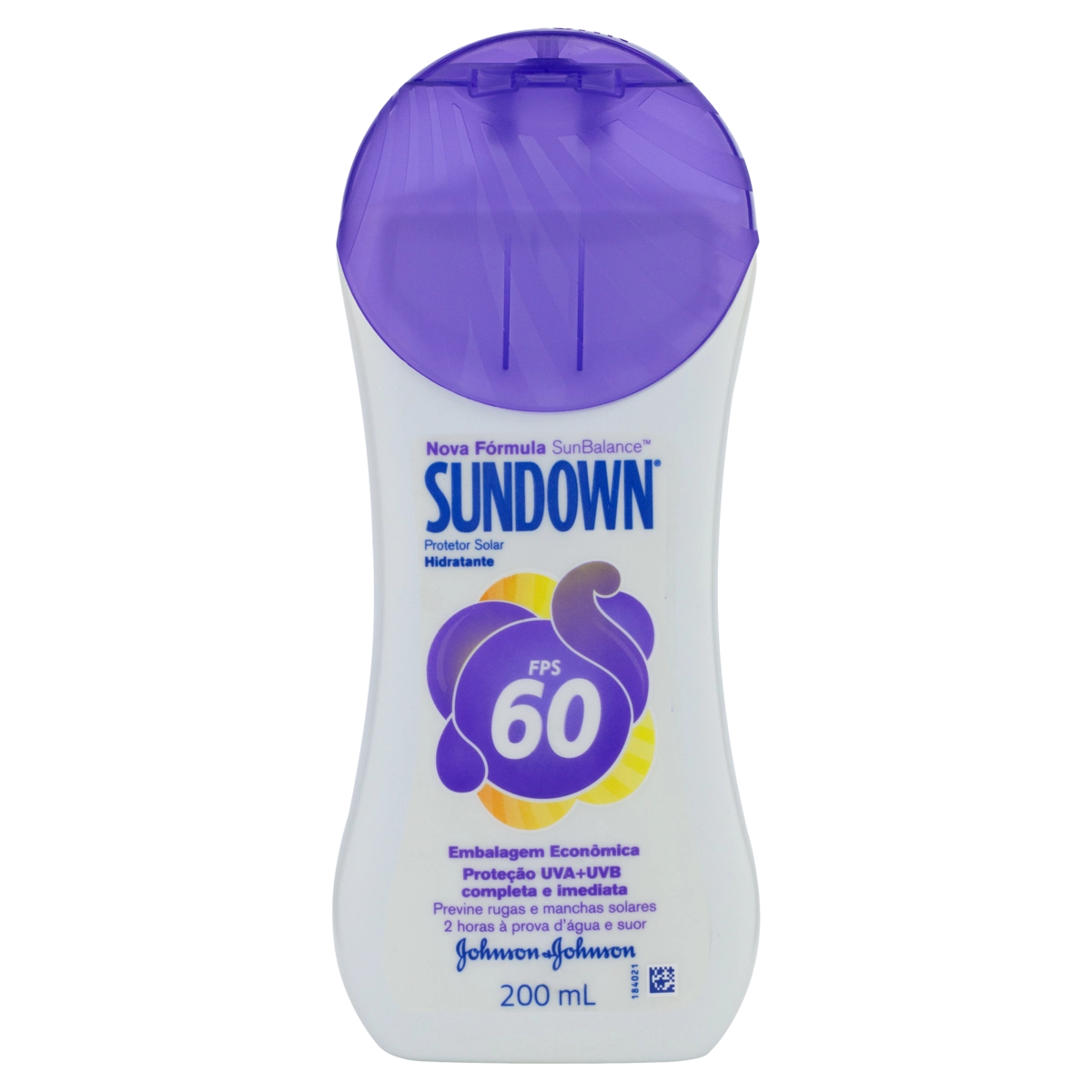 Protetor Solar Hidratante Fps 60 Sundown Frasco 200ml Embalagem Econômica