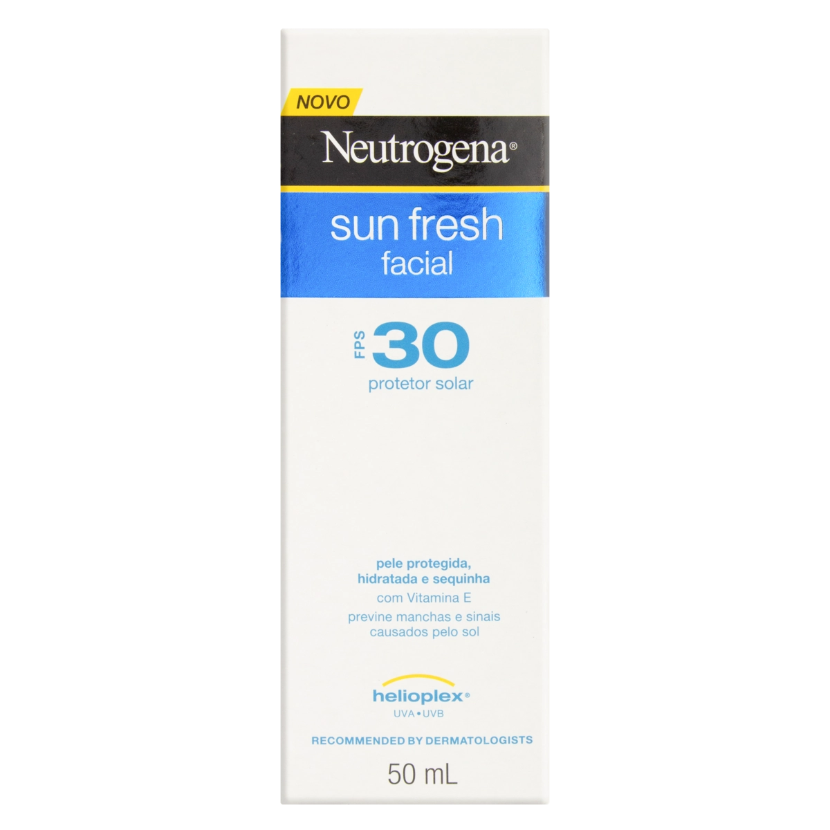 Protetor Solar Facial Fps 30 Neutrogena Sun Fresh Caixa 50ml
