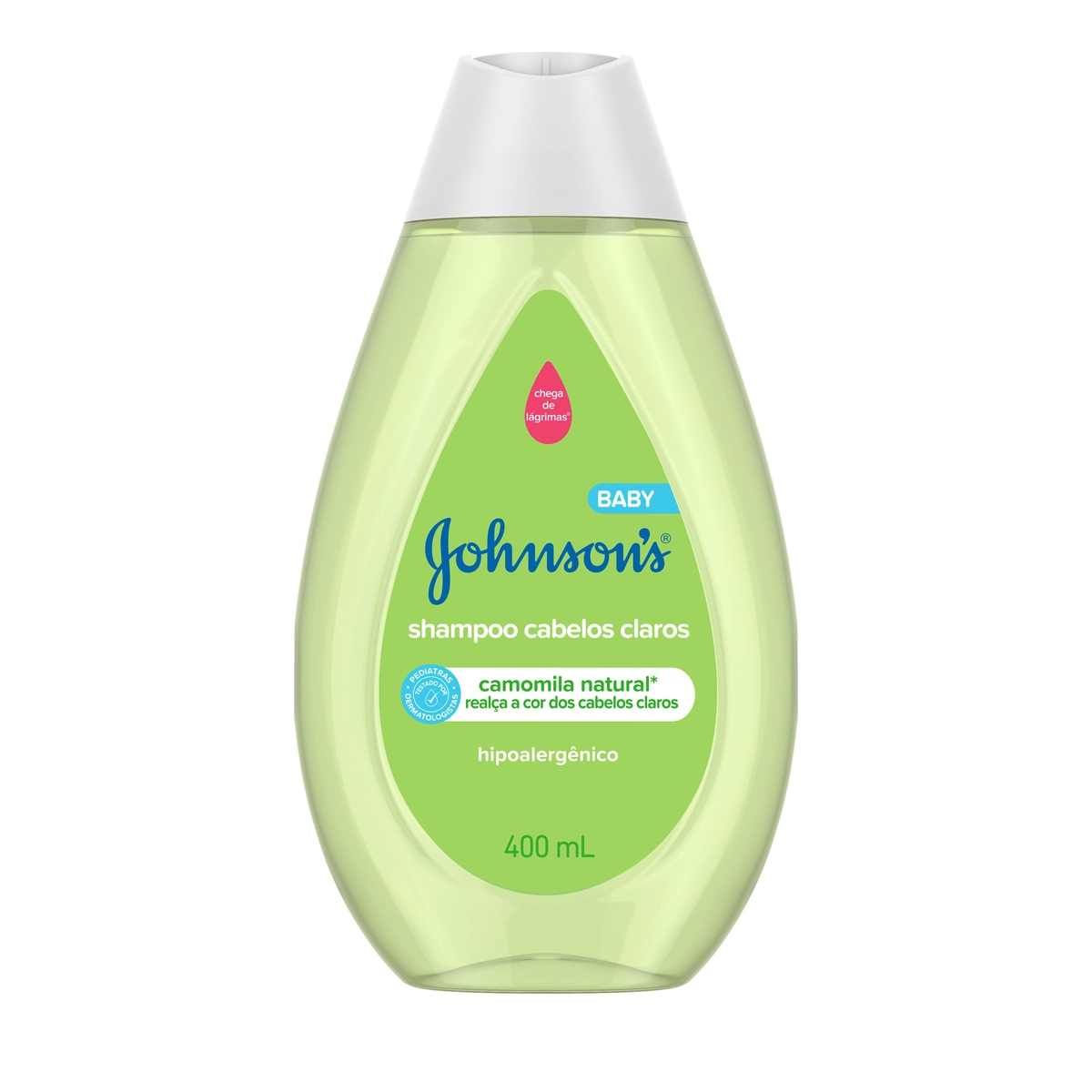 Shampoo Camomila Natural Johnsons Baby Frasco 400ml