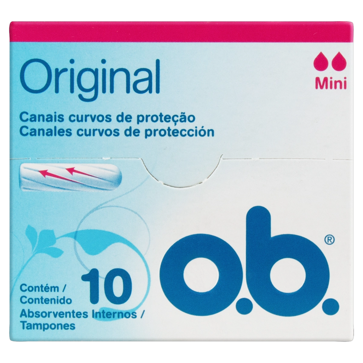 Absorvente Interno O.b. Original Mini Caixa 10 Unidades
