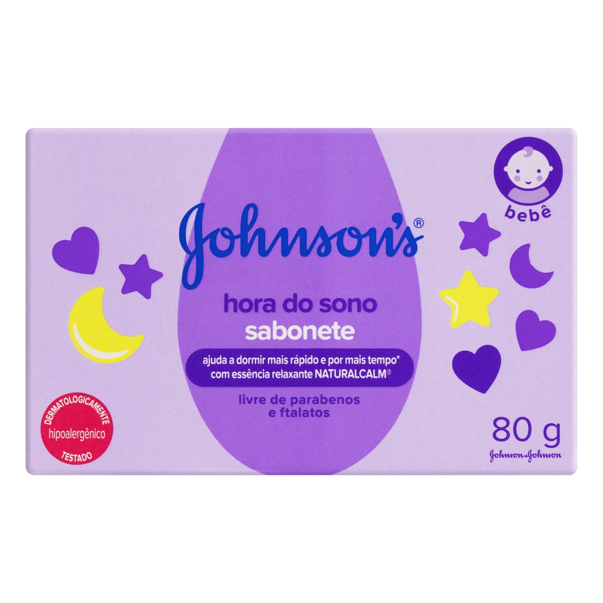 Sabonete Bebê Barra Johnsons Hora Do Sono Caixa 80g