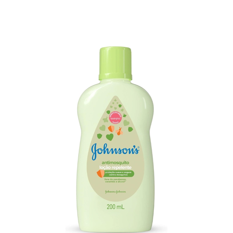 Repelente Bebê Loção Antimosquito Johnsons Frasco 200ml