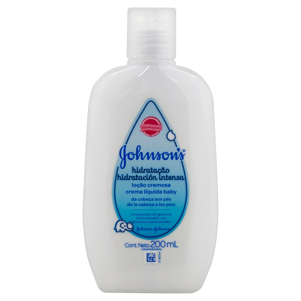 Loção Recém Nascido Hidratante Johnsons Hidratação Intensa Frasco 200ml