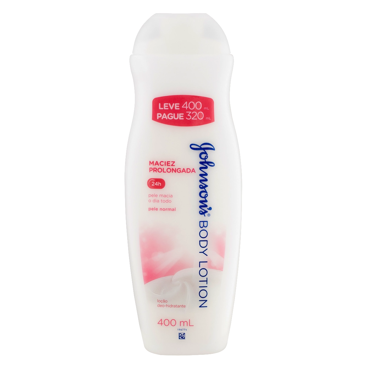 Loção Deo Hidratante Maciez Prolongada Johnsons Body Lotion Frasco Leve 400ml Pague 320ml