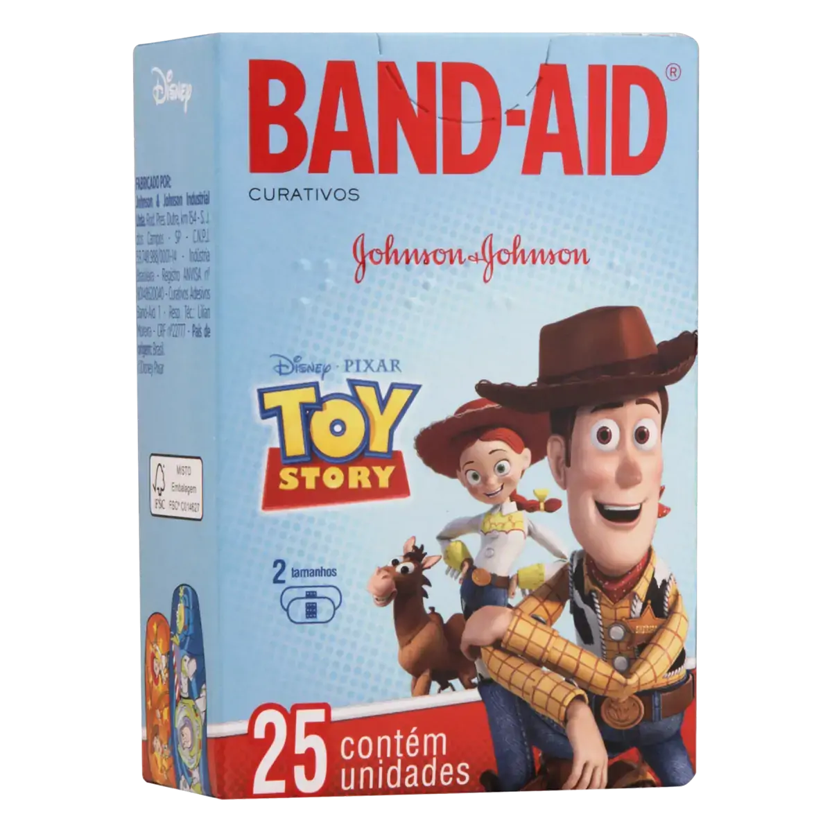 Curativo Toy Story Band Aid Caixa 25 Unidades
