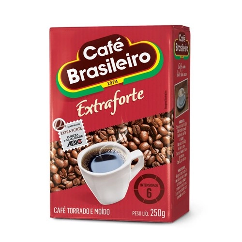 Café Torrado E Moído A Vácuo Extraforte Café Brasileiro Pacote 250g