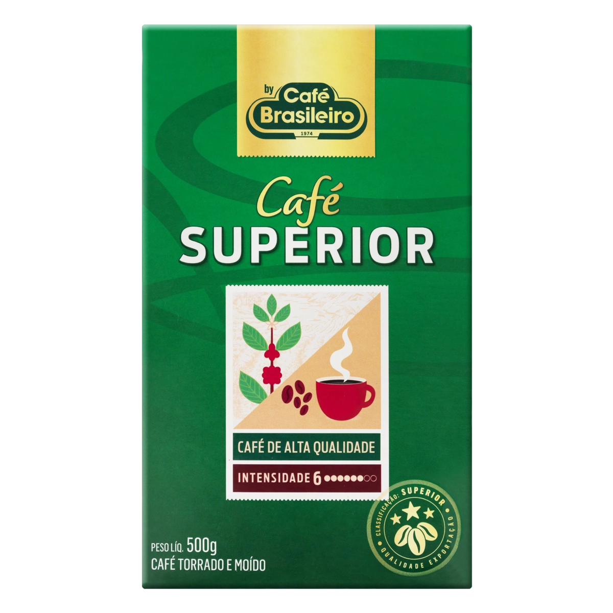 Café Torrado E Moído Superior Café Brasileiro Caixa 500g