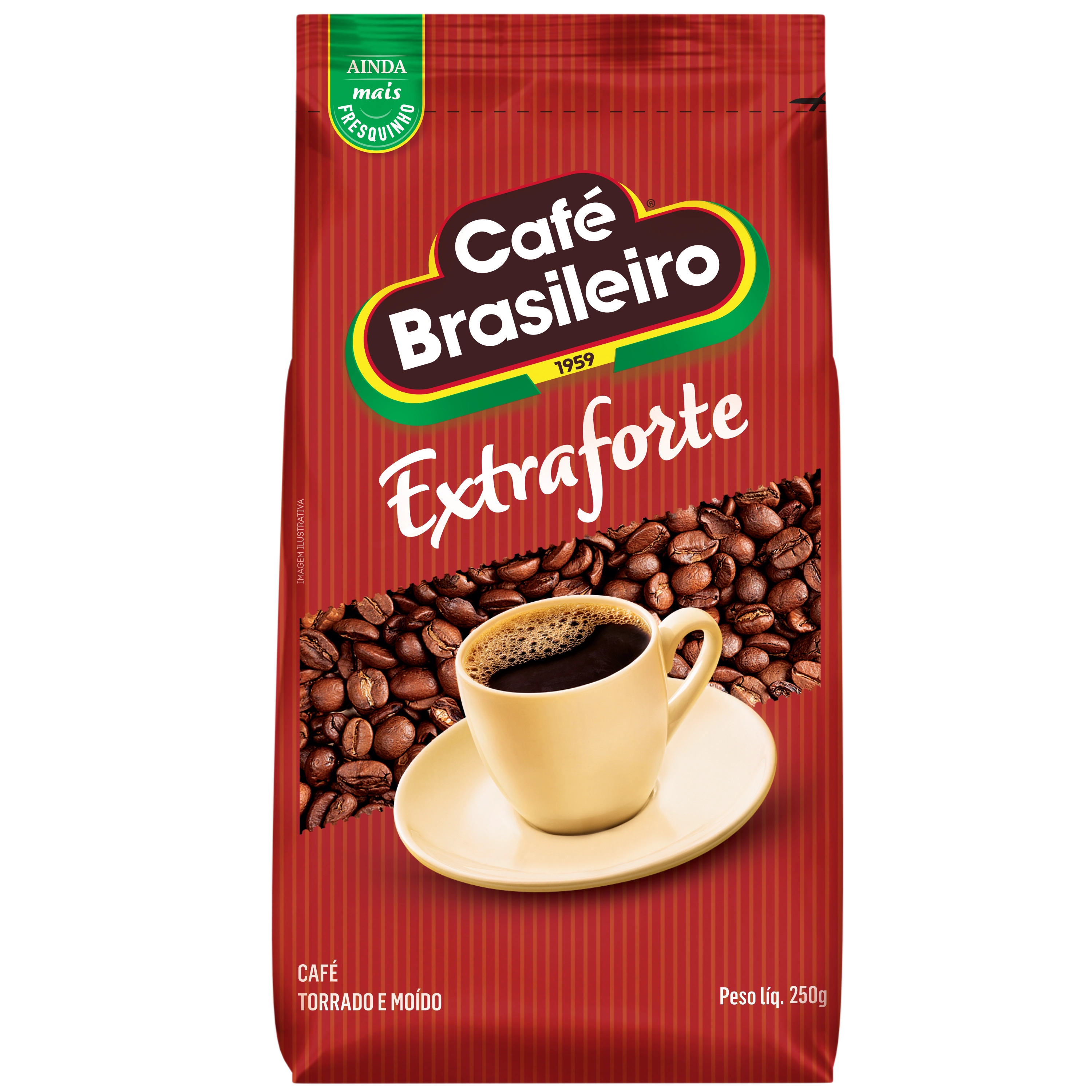Café Torrado E Moído Extraforte Café Brasileiro Pacote 250g