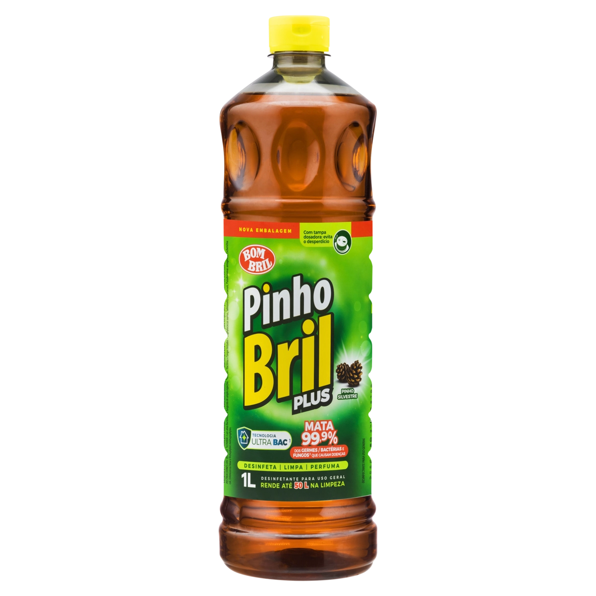 Desinfetante Pinho Silvestre Pinho Bril Plus Squeeze 1l