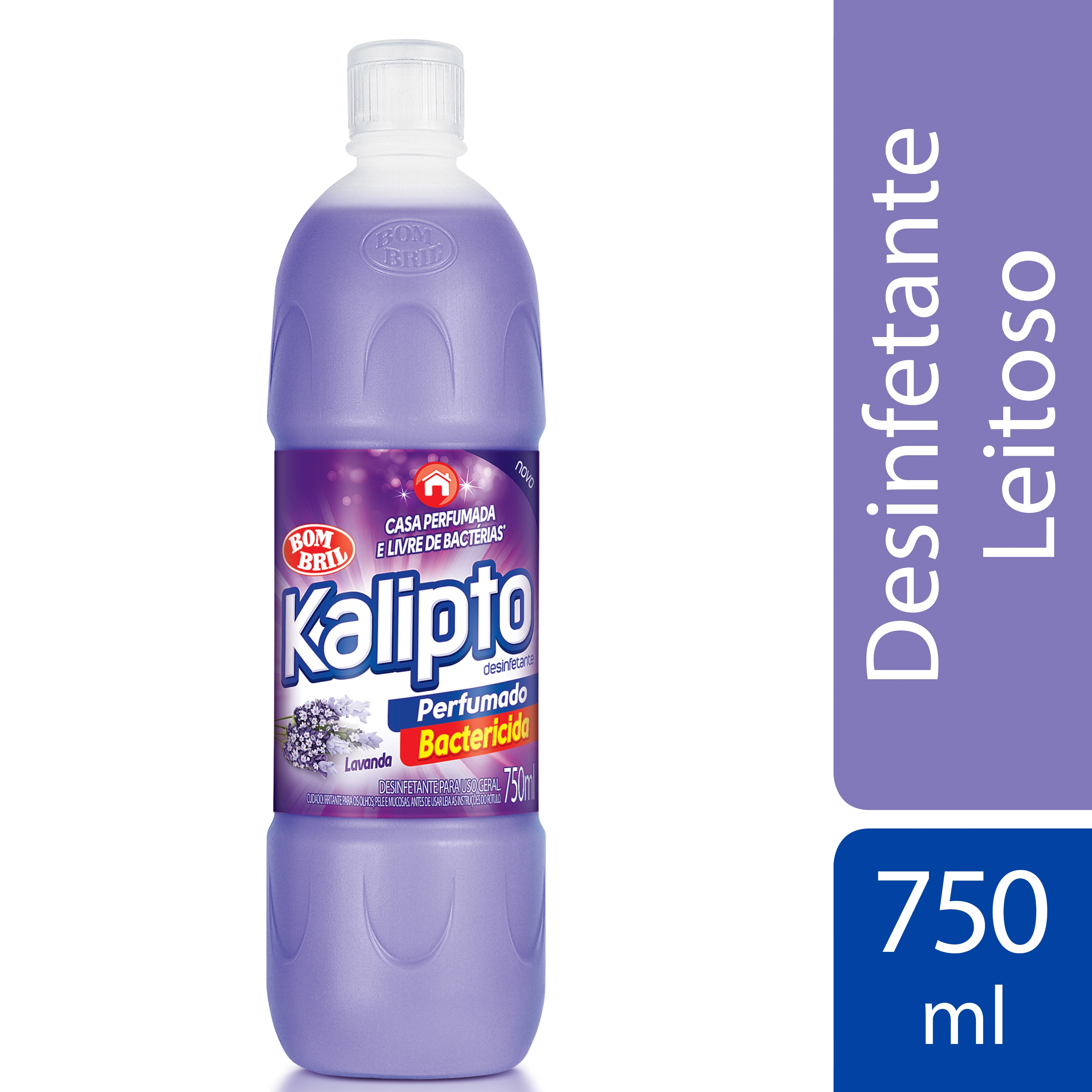 Desinf. Kalipto Lavanda 750ml Cx C/ 15