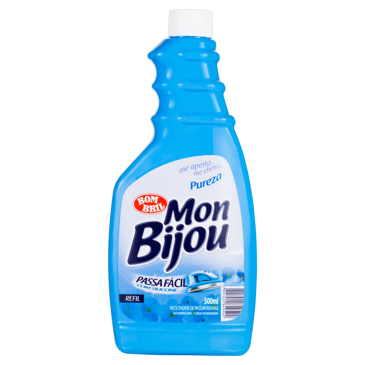 Facilitador De Passar Roupas Líquido Pureza Mon Bijou Frasco 500ml Refil