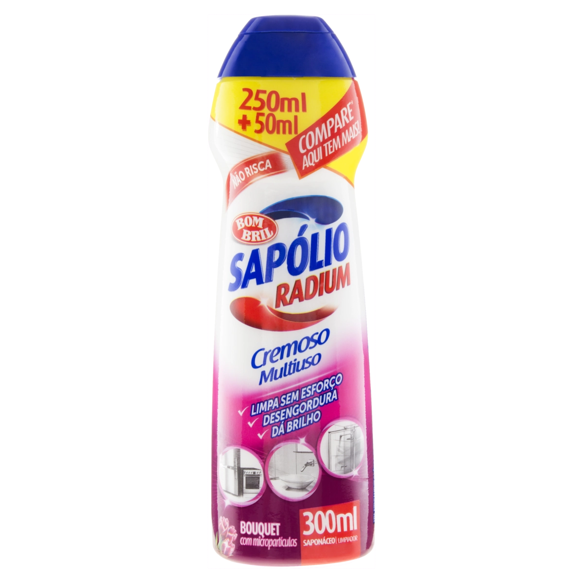 Saponáceo Cremoso Multiuso Bouquet Sapólio Radium Squeeze 300ml